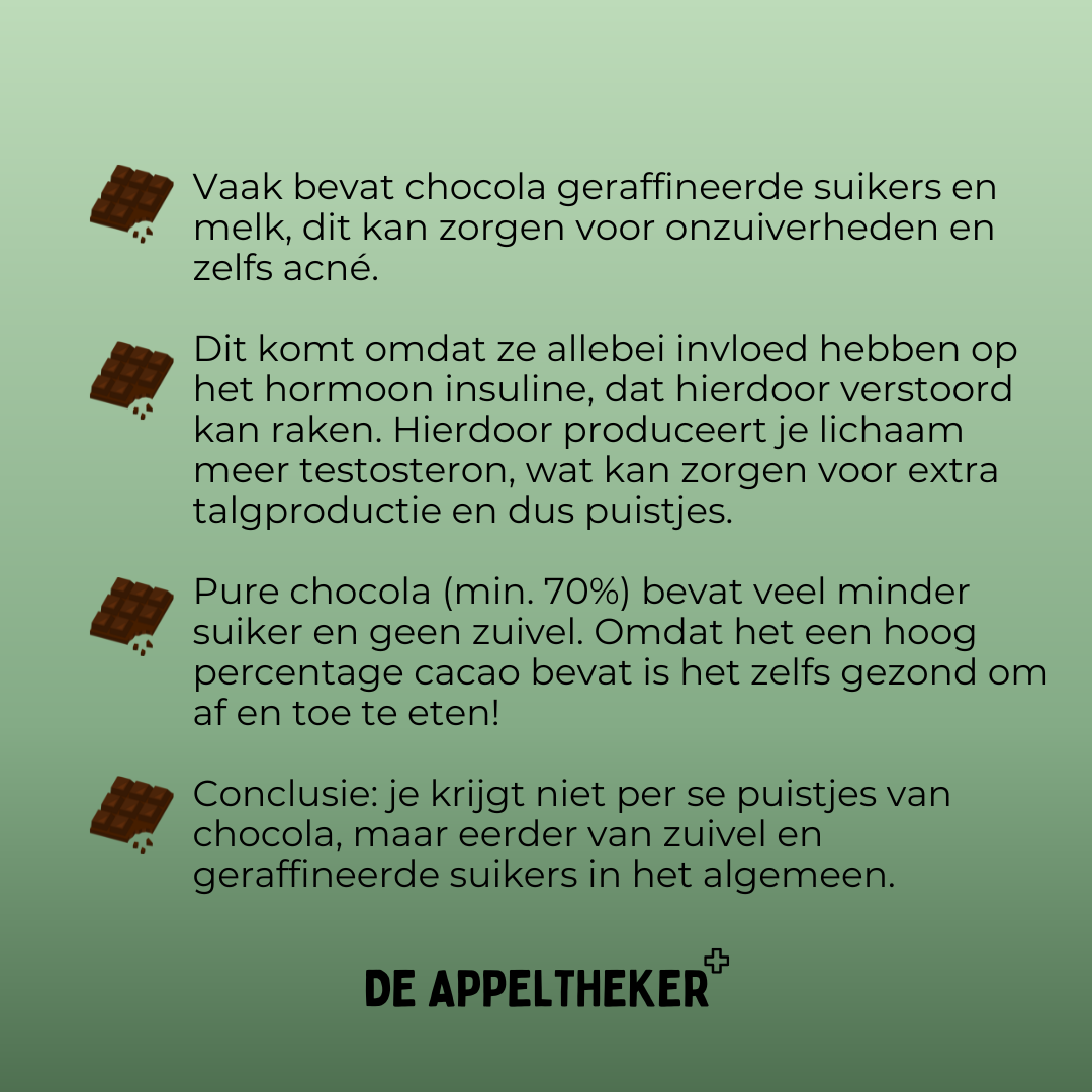 puistjes door chocola appeltheker