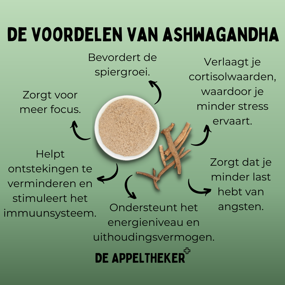De voordelen van ashwagandha appeltheker