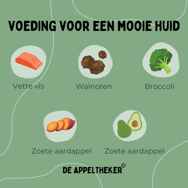 Voeding voor mooie huid appeltheker