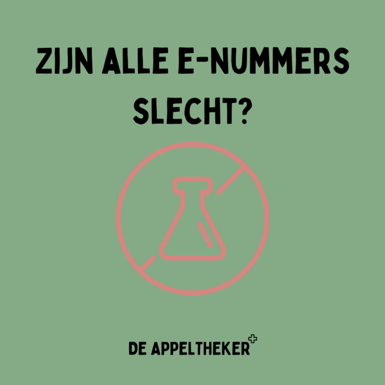 e-nummers appeltheker