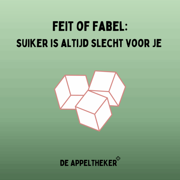 verschil in suikers appeltheker