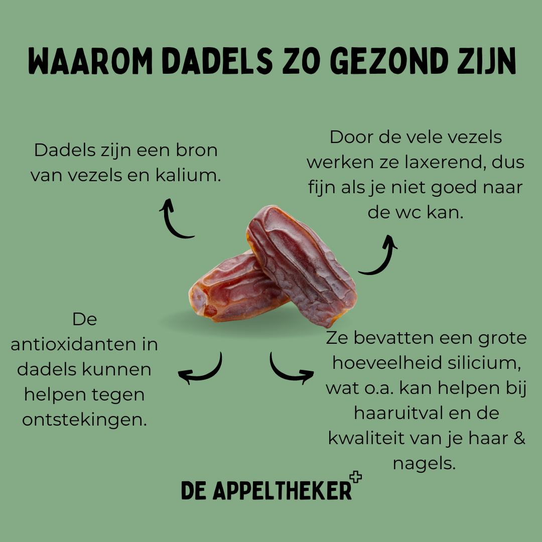 gezondheisvoordelen dadels appeltheker