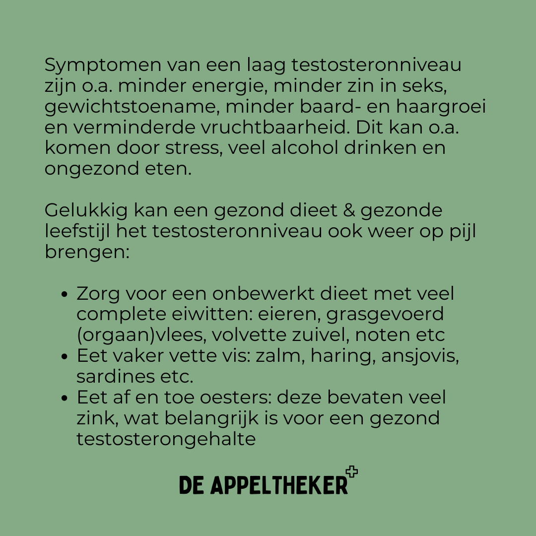 Voeding testosteron