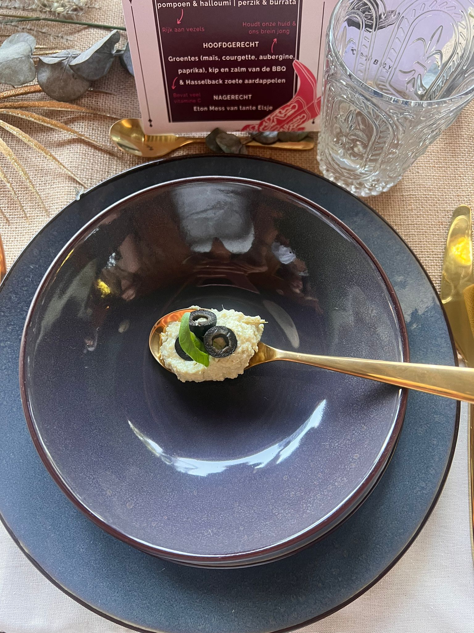 Artisjokmousse met feta